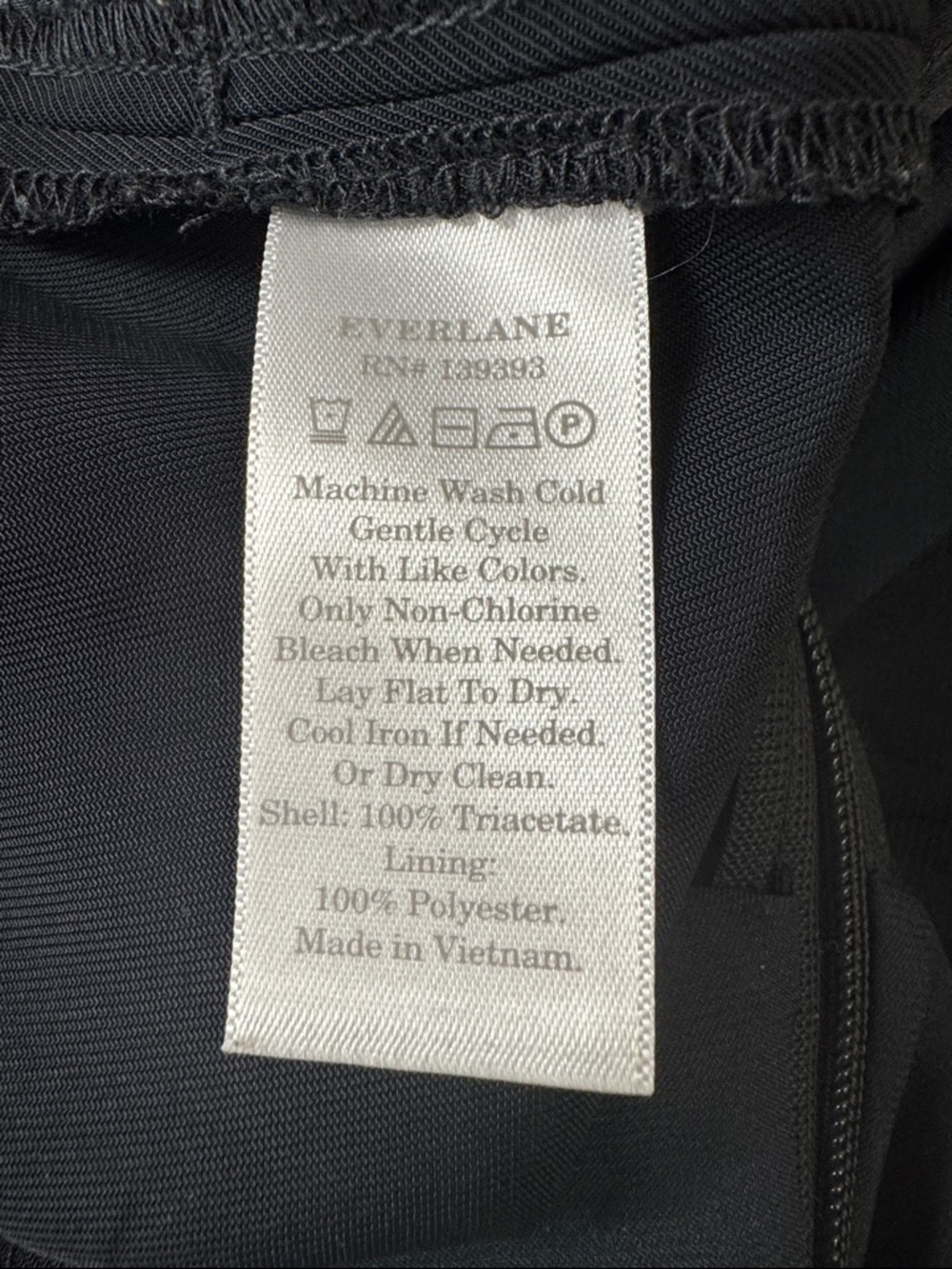 EVERLANE The Japanese GoWeave Slip Navy Blue Jumpsuit size 4 - Picture 8 of 8